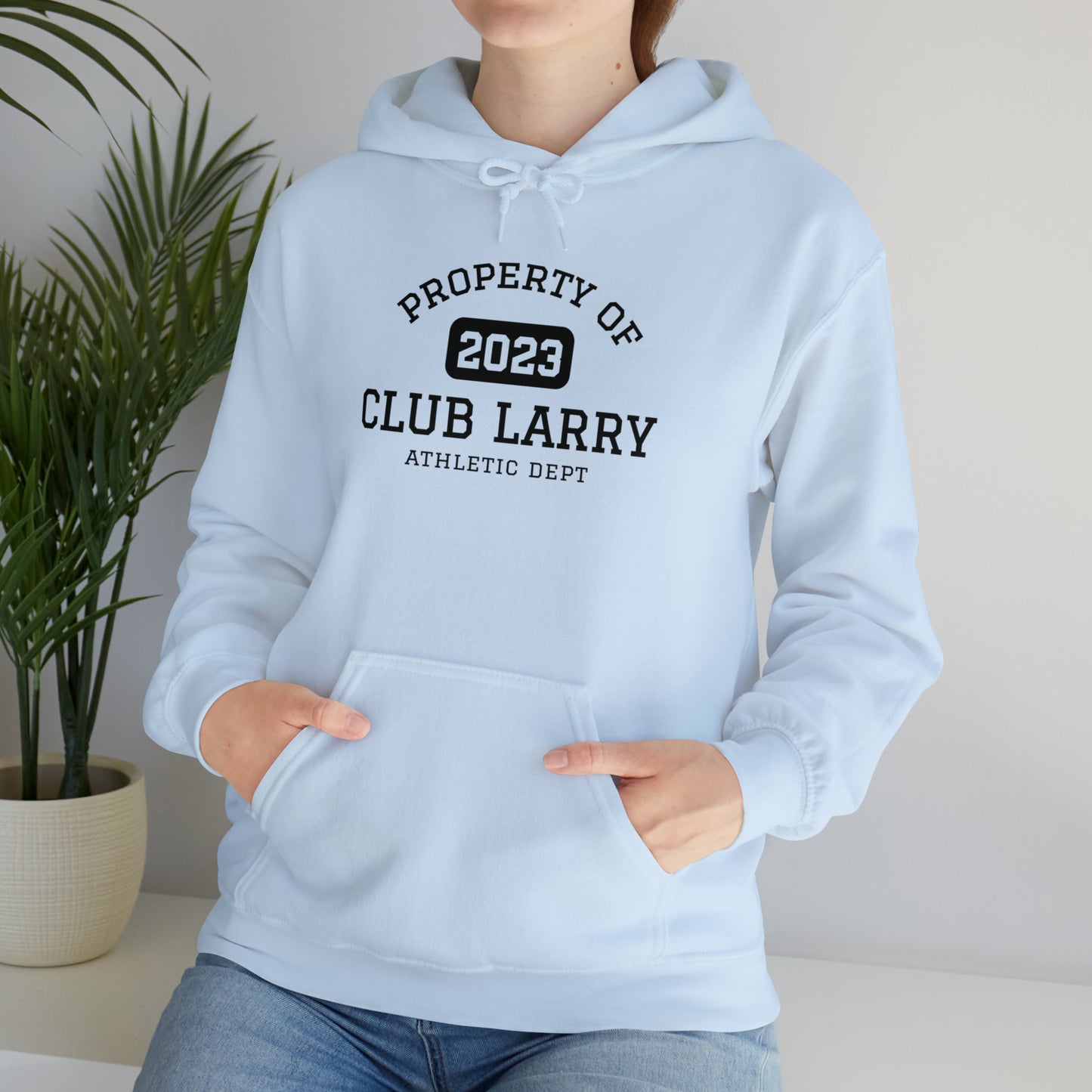 Club Larry Athletic Department Heavy Blend Hooded Sweatshirt, Larry Name Hoodie