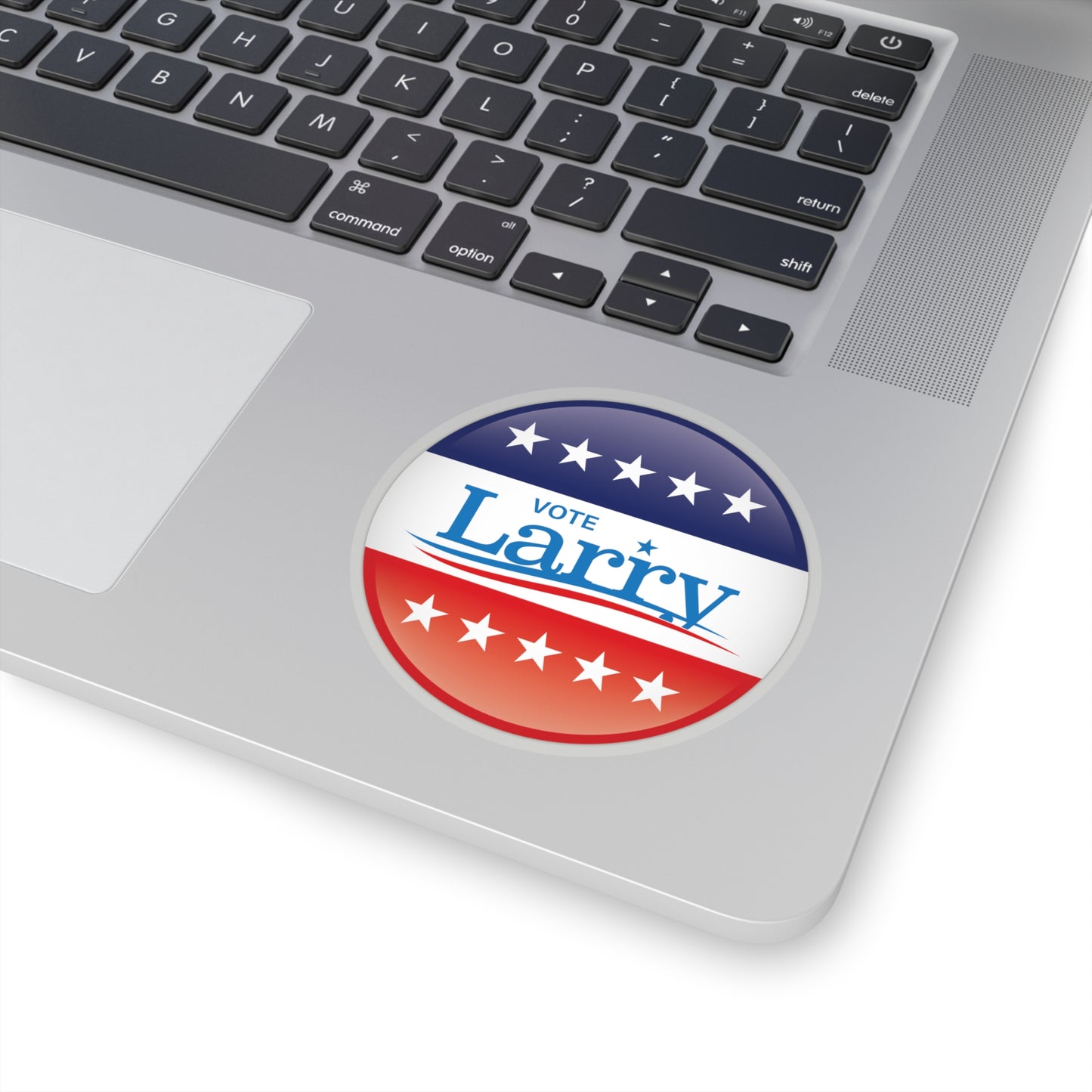 Vote Larry Circle Stickers