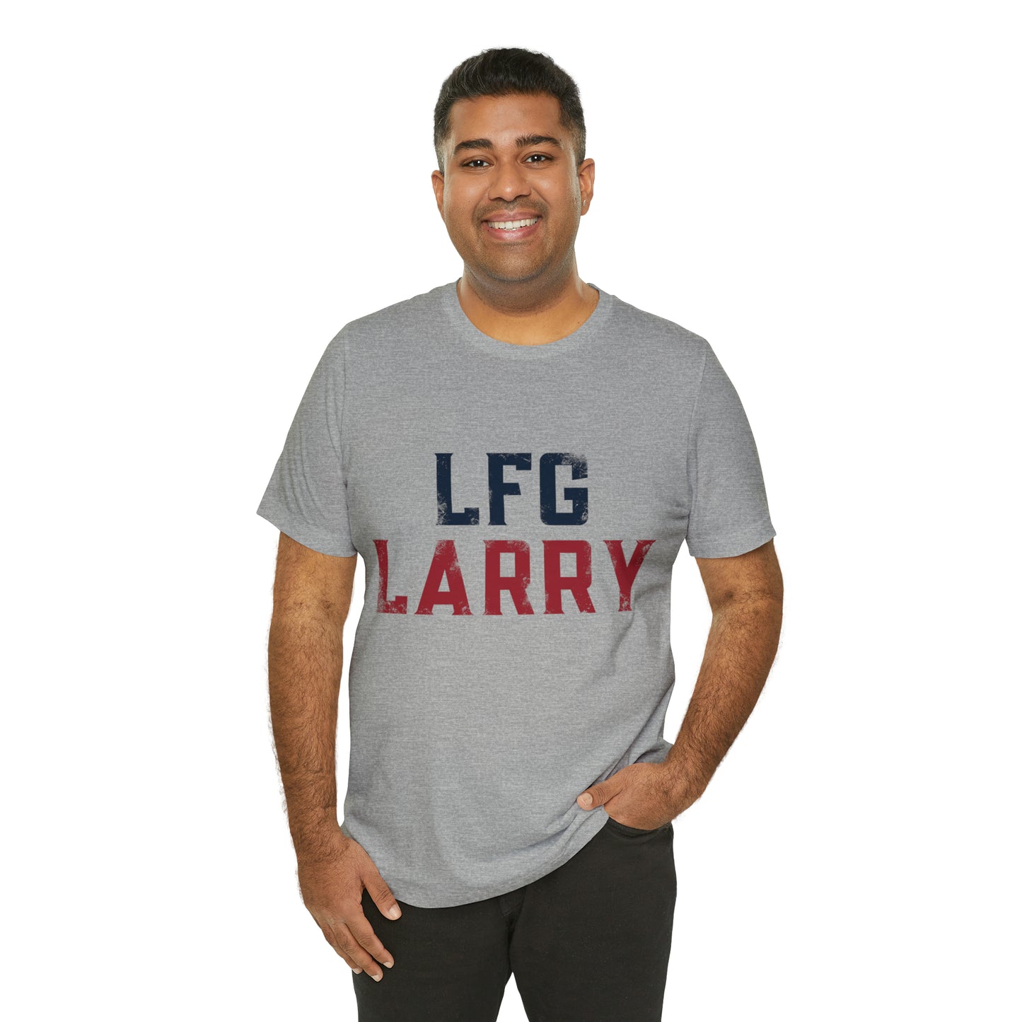 LFG Larry Short Sleeve T-Shirt, Funny Larry Name Tee