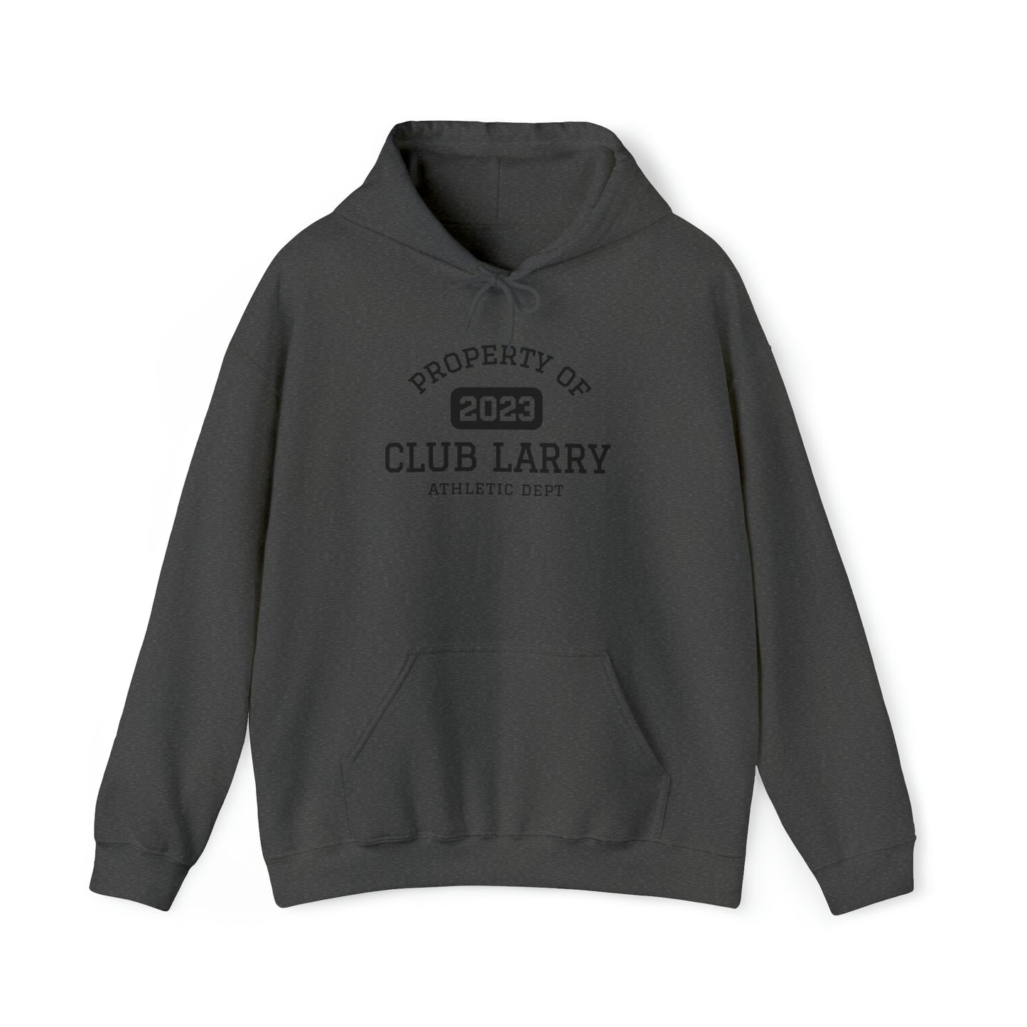Club Larry Athletic Department Heavy Blend Hooded Sweatshirt, Larry Name Hoodie