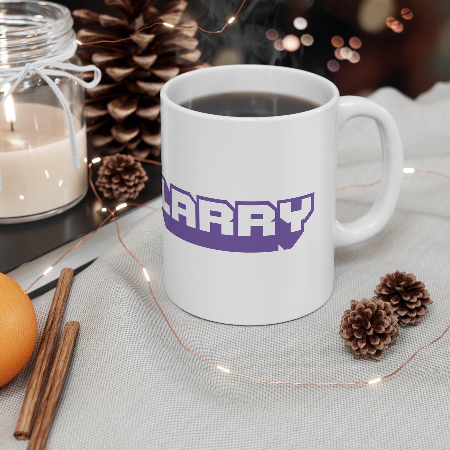Larry Ceramic Mug 11oz - Twitch Streamer Larry Coffee Mug