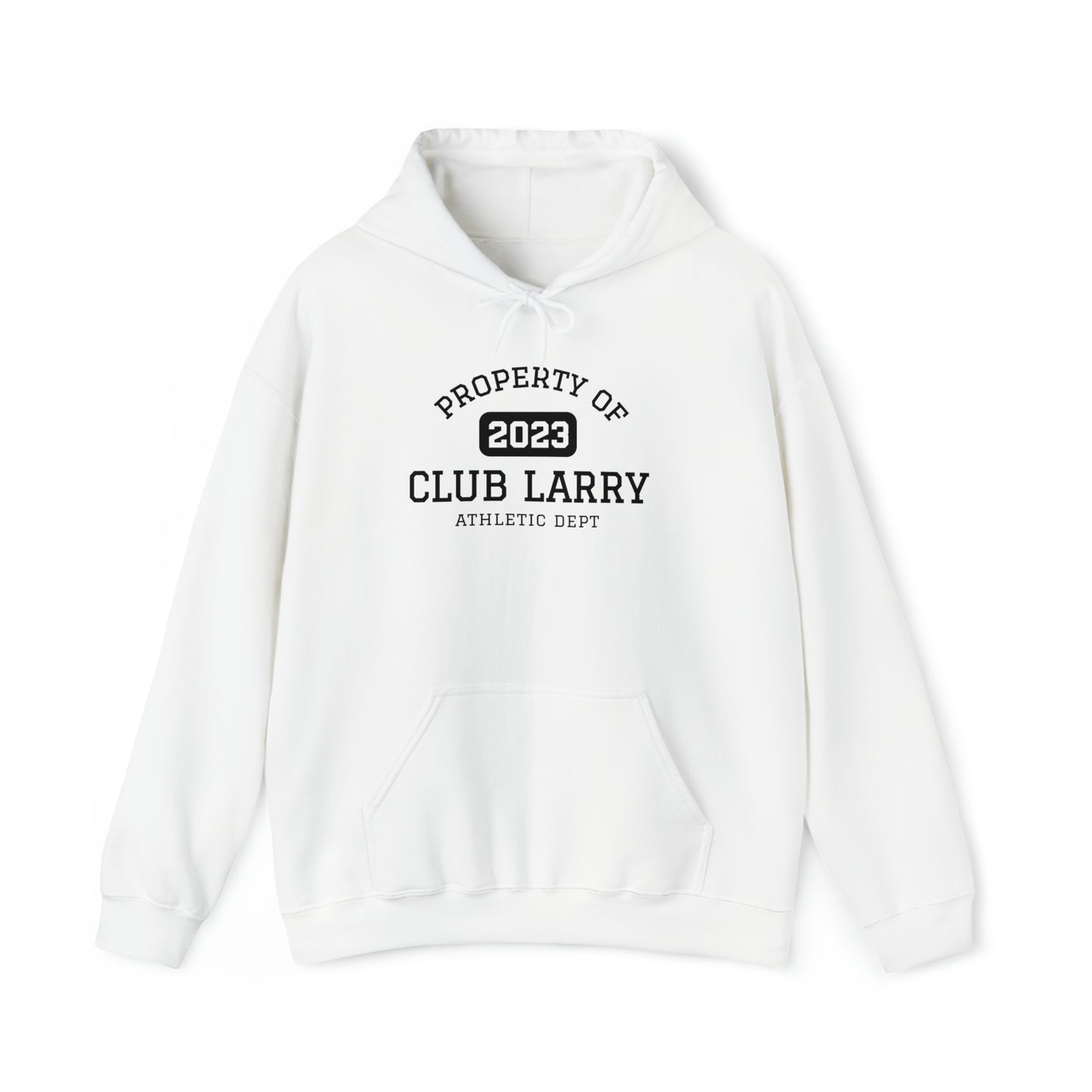 Club Larry Athletic Department Heavy Blend Hooded Sweatshirt, Larry Name Hoodie
