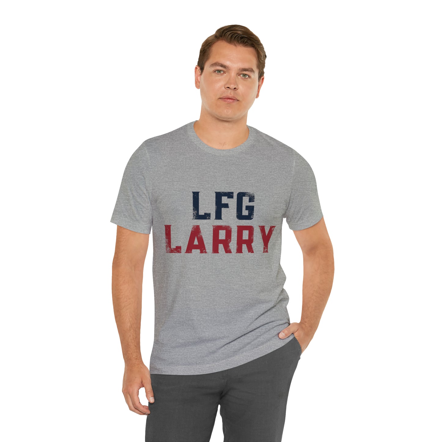 LFG Larry Short Sleeve T-Shirt, Funny Larry Name Tee
