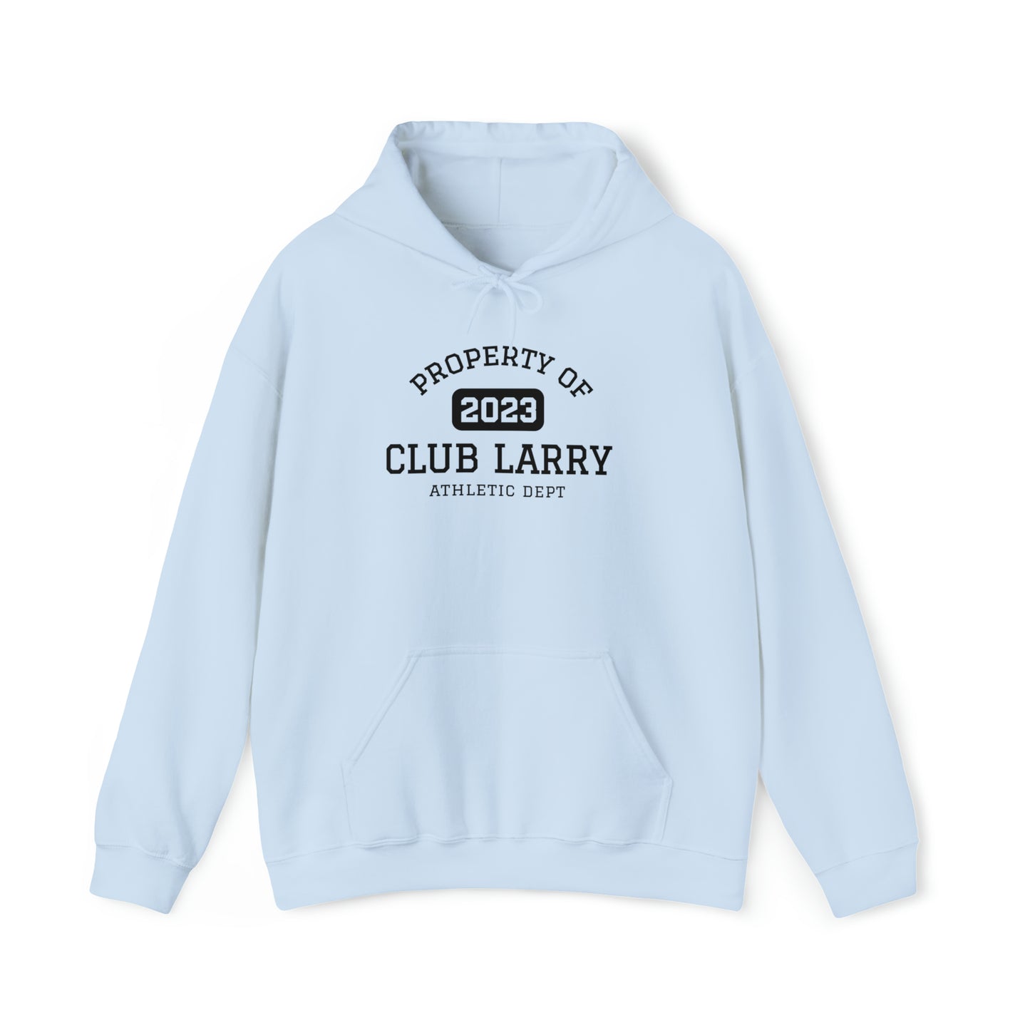 Club Larry Athletic Department Heavy Blend Hooded Sweatshirt, Larry Name Hoodie