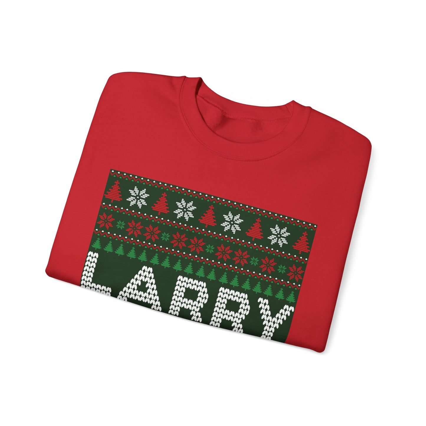 Larry Ugly Christmas Sweater, Holiday Name Sweatershirt