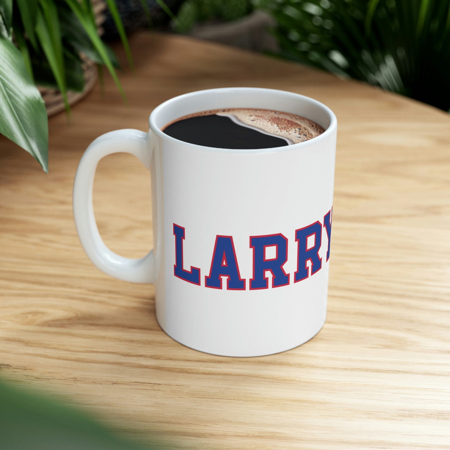 Larryville - Ceramic White Coffee Mug 11oz