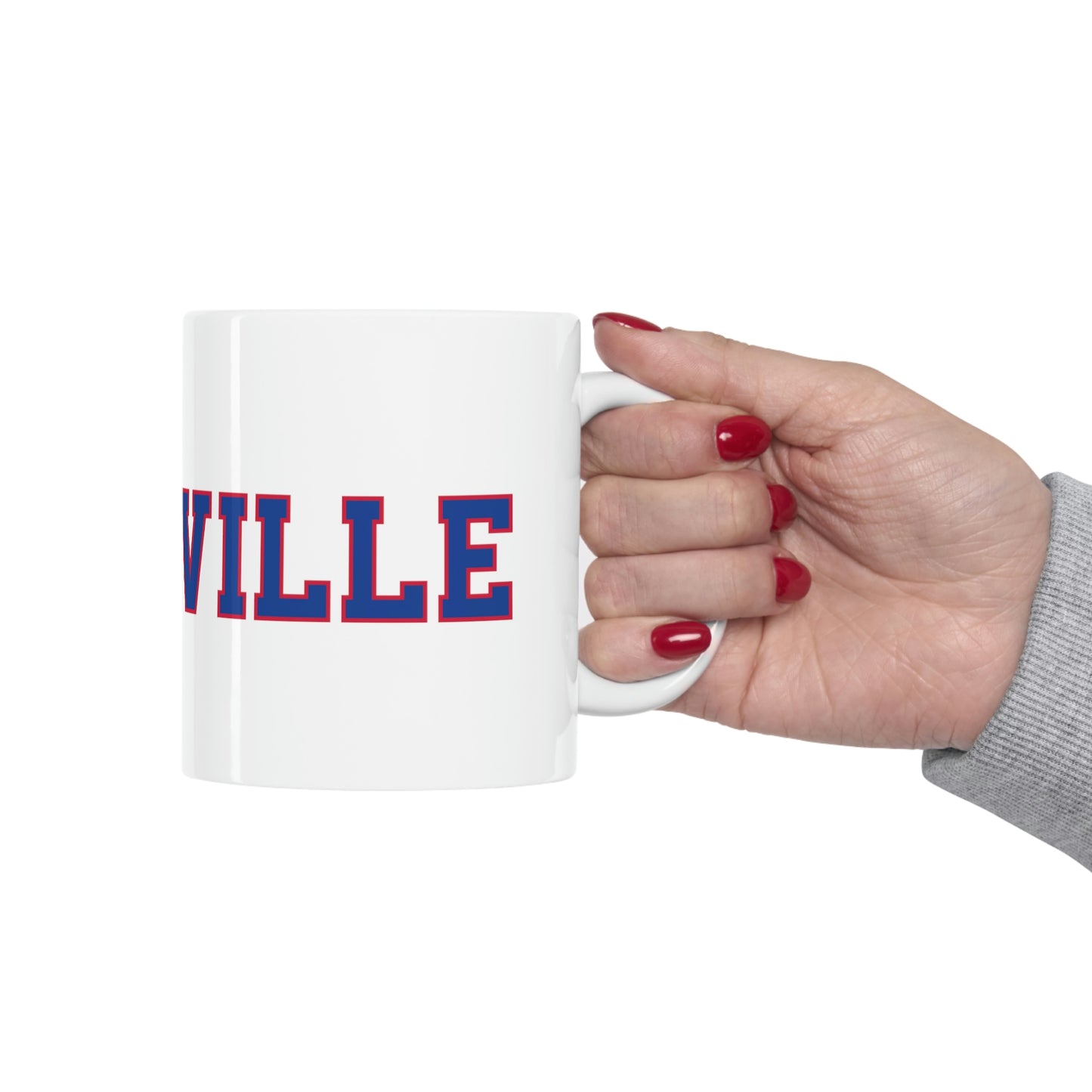 Larryville Ceramic White Mug 11oz