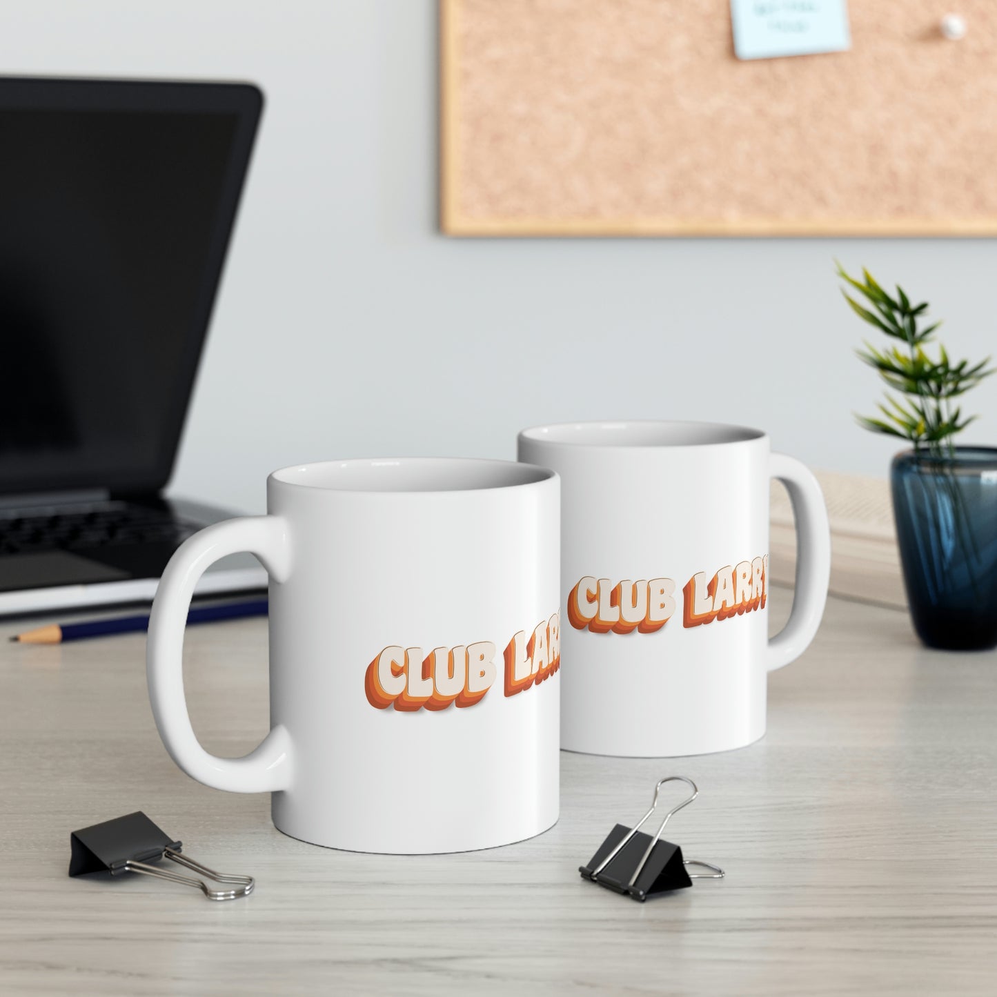 Retro Club Larry - Ceramic Coffee Mug 11oz