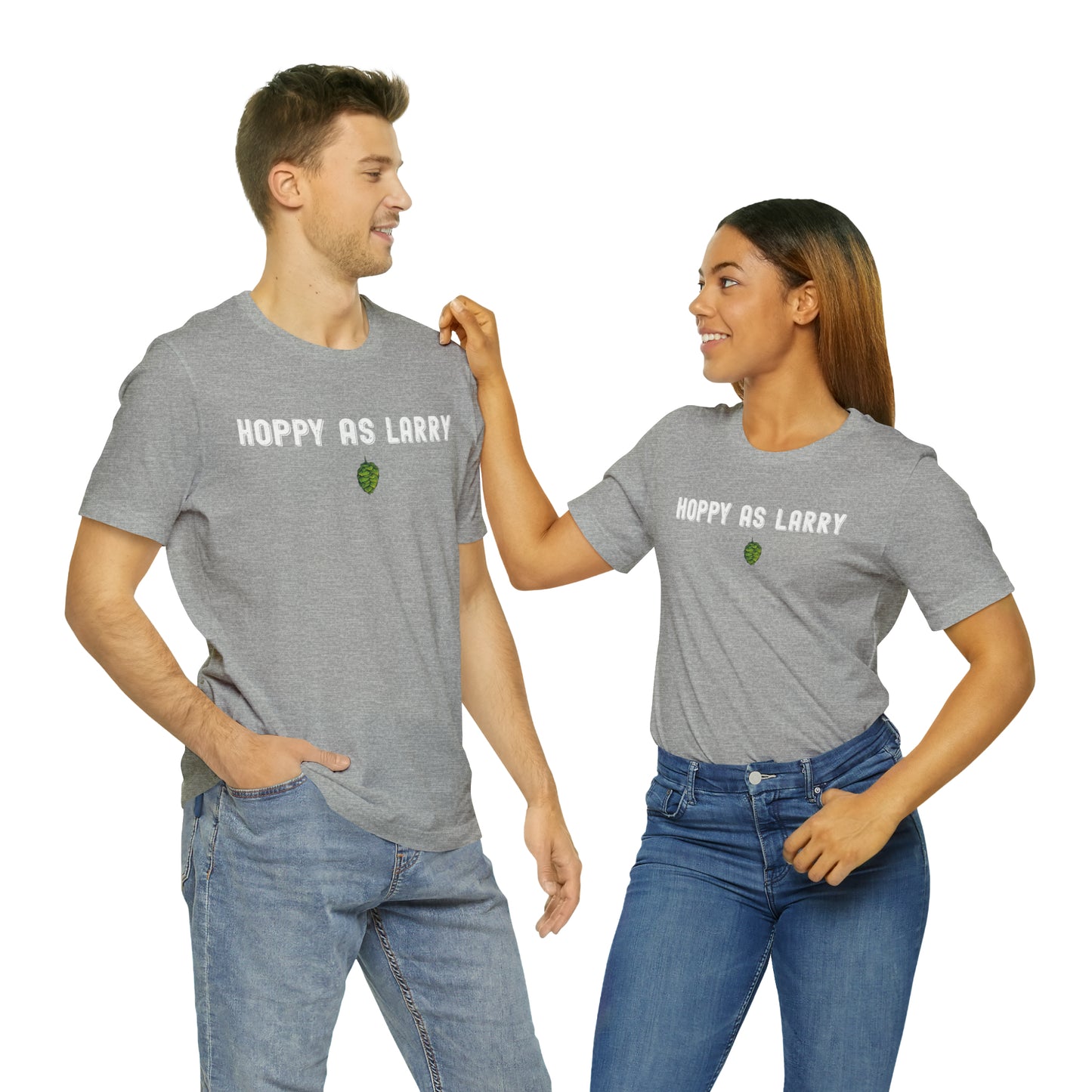 Unisex Jersey Short Sleeve Tee - Hoppy As Larry