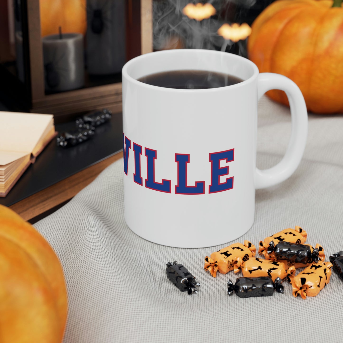 Larryville - Ceramic White Coffee Mug 11oz