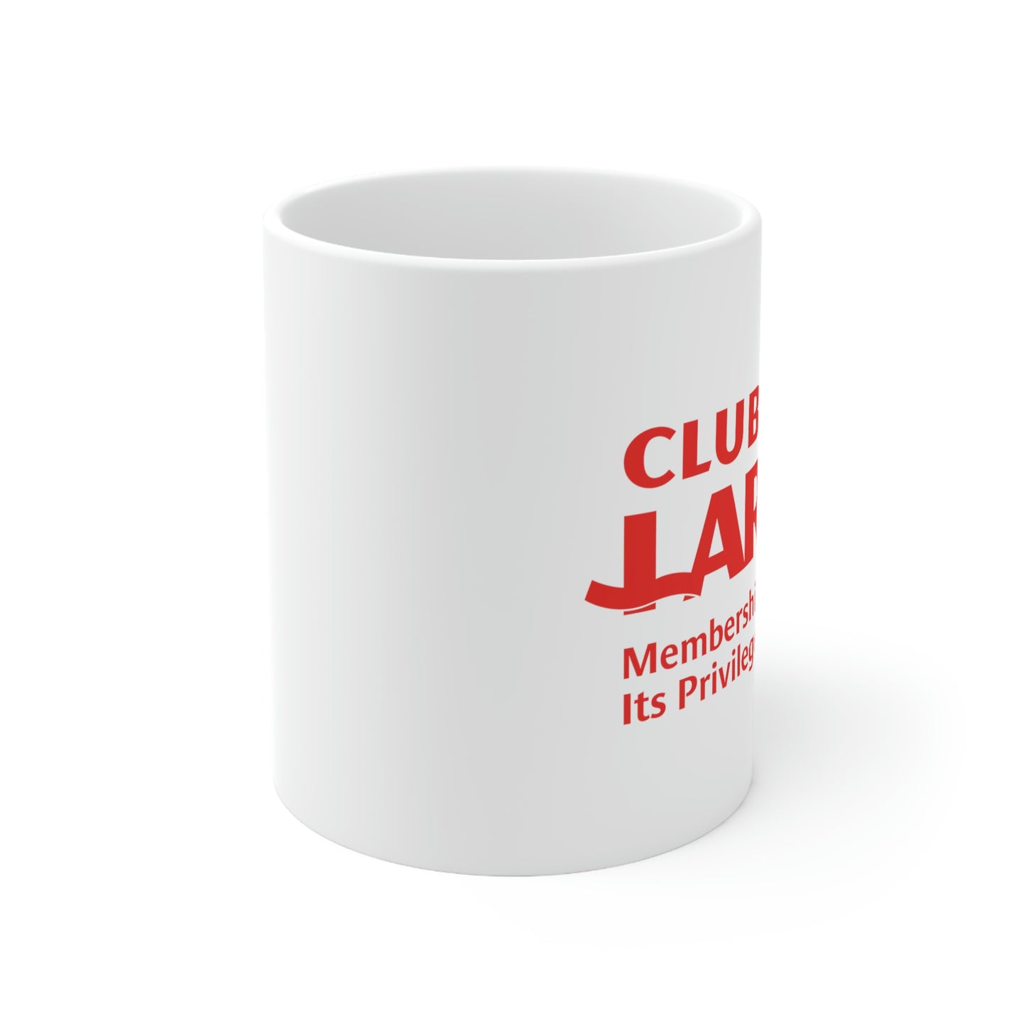 Club Larry: Membership Has Its Privileges - Ceramic Coffee Mug 11oz