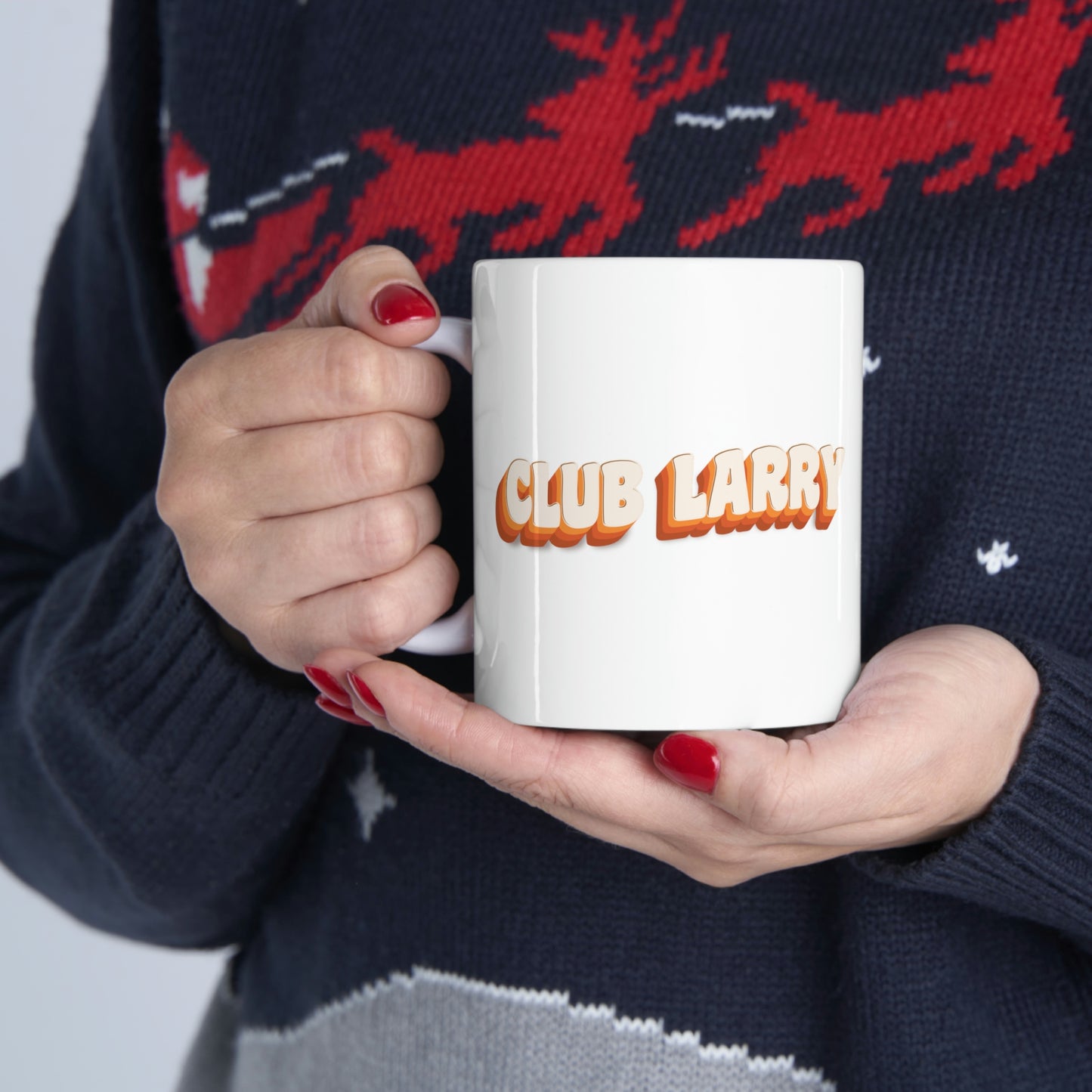 Retro Club Larry - Ceramic Coffee Mug 11oz