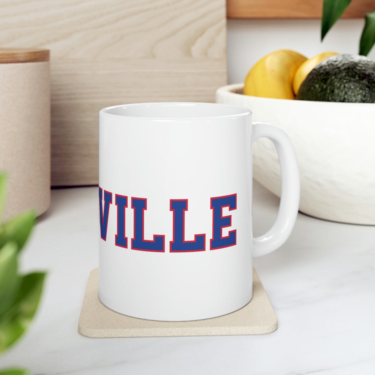 Larryville - Ceramic White Coffee Mug 11oz