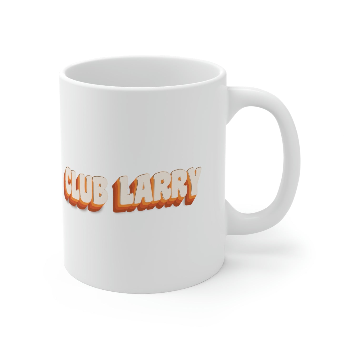 Retro Club Larry - Ceramic Coffee Mug 11oz