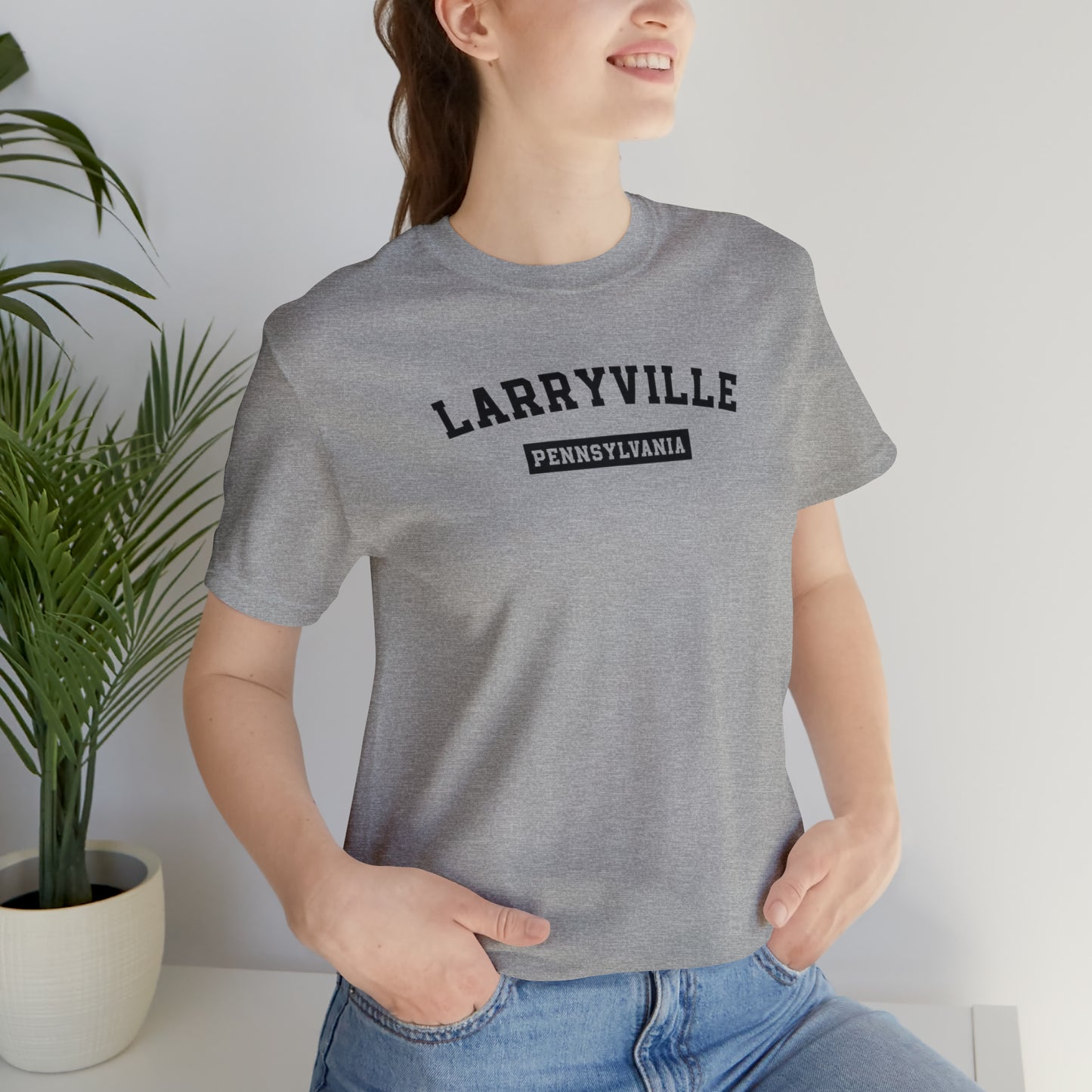 Larryville Pennsylvania Unisex Short Sleeve T-Shirt, Lawrenceville PA Tee