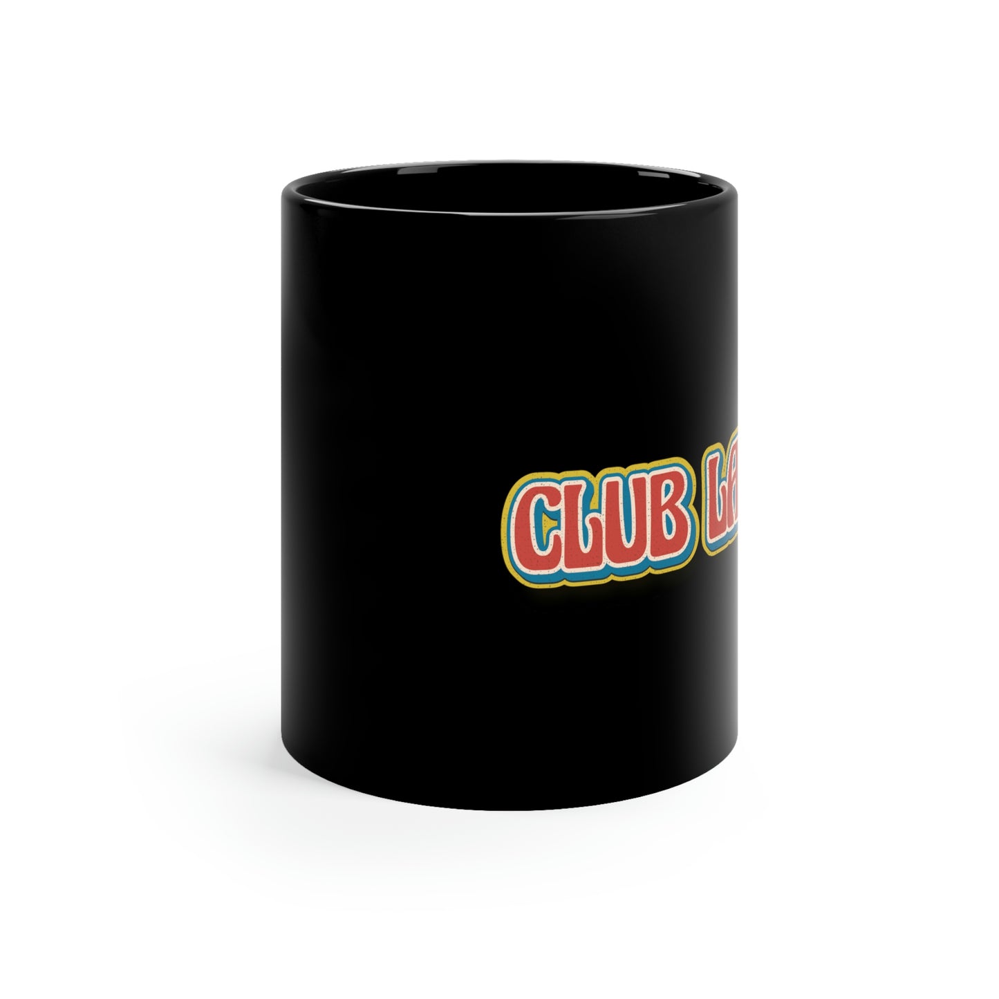 Club Larry Vintage 11oz Black Mug