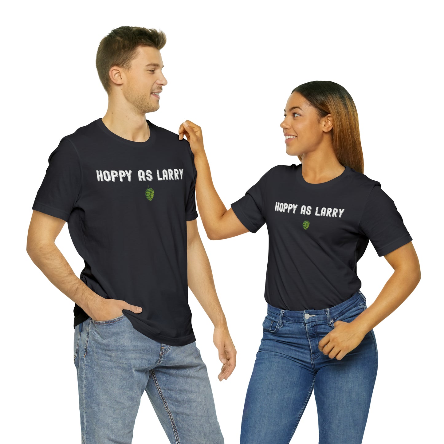 Unisex Jersey Short Sleeve Tee - Hoppy As Larry