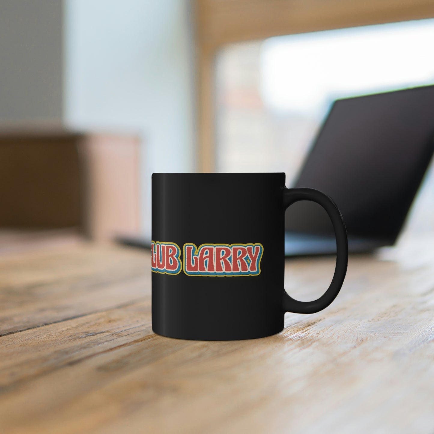Club Larry Vintage 11oz Black Mug