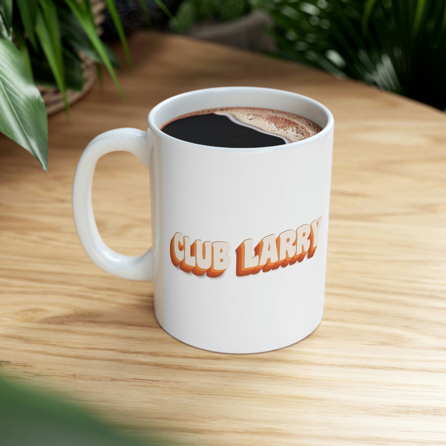 Retro Club Larry - Ceramic Coffee Mug 11oz