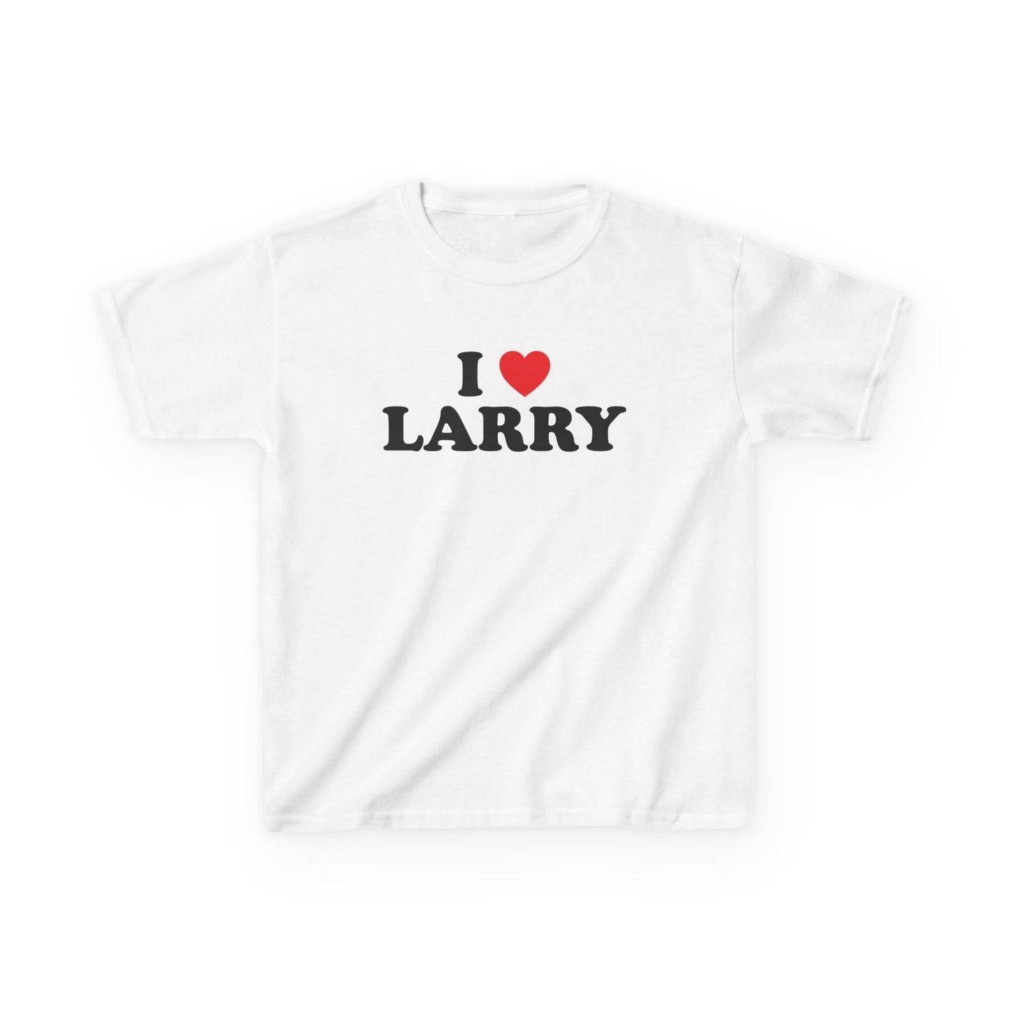 I Love Larry Baby Tee, 90s style Y2K Tshirt