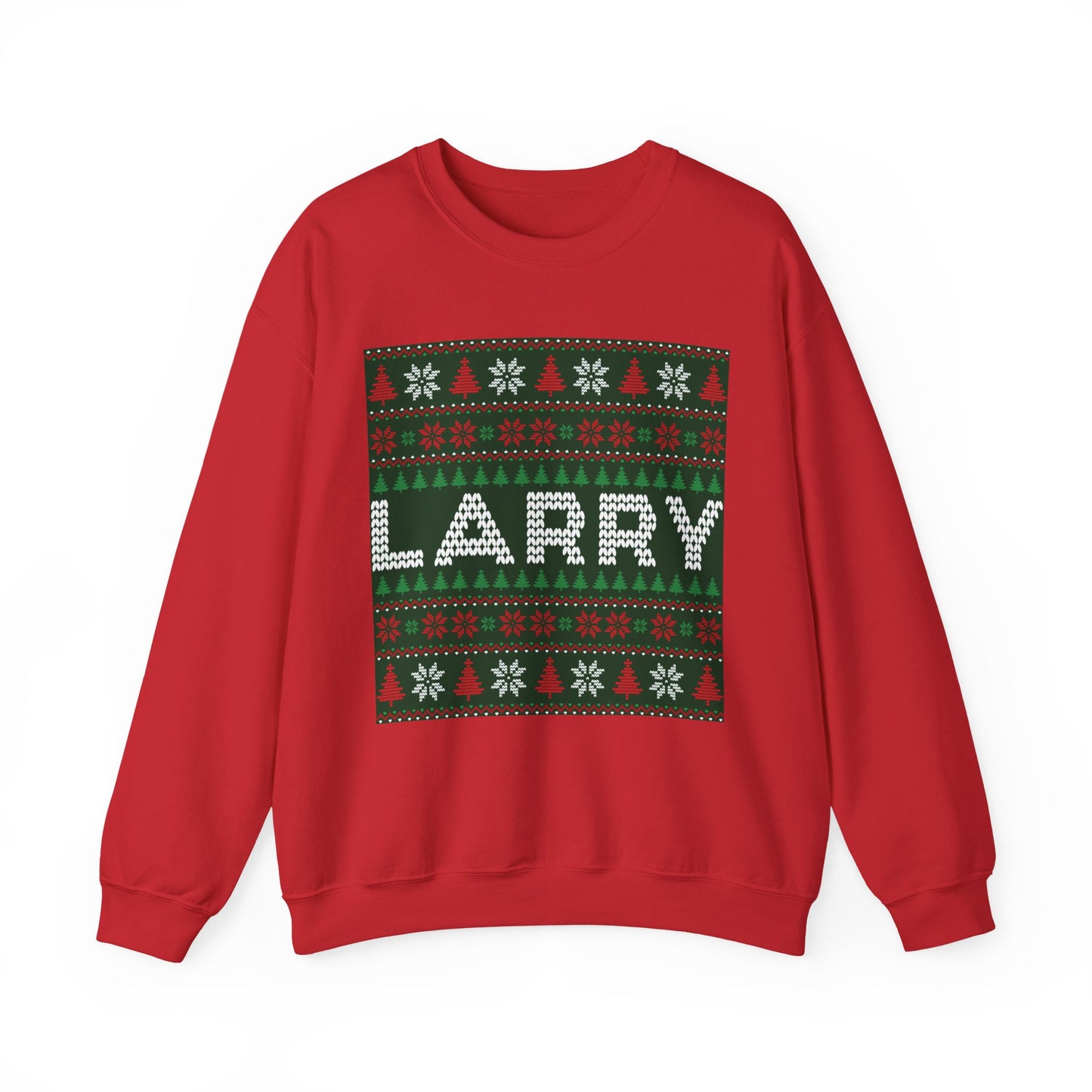Larry Ugly Christmas Sweater, Holiday Name Sweatershirt
