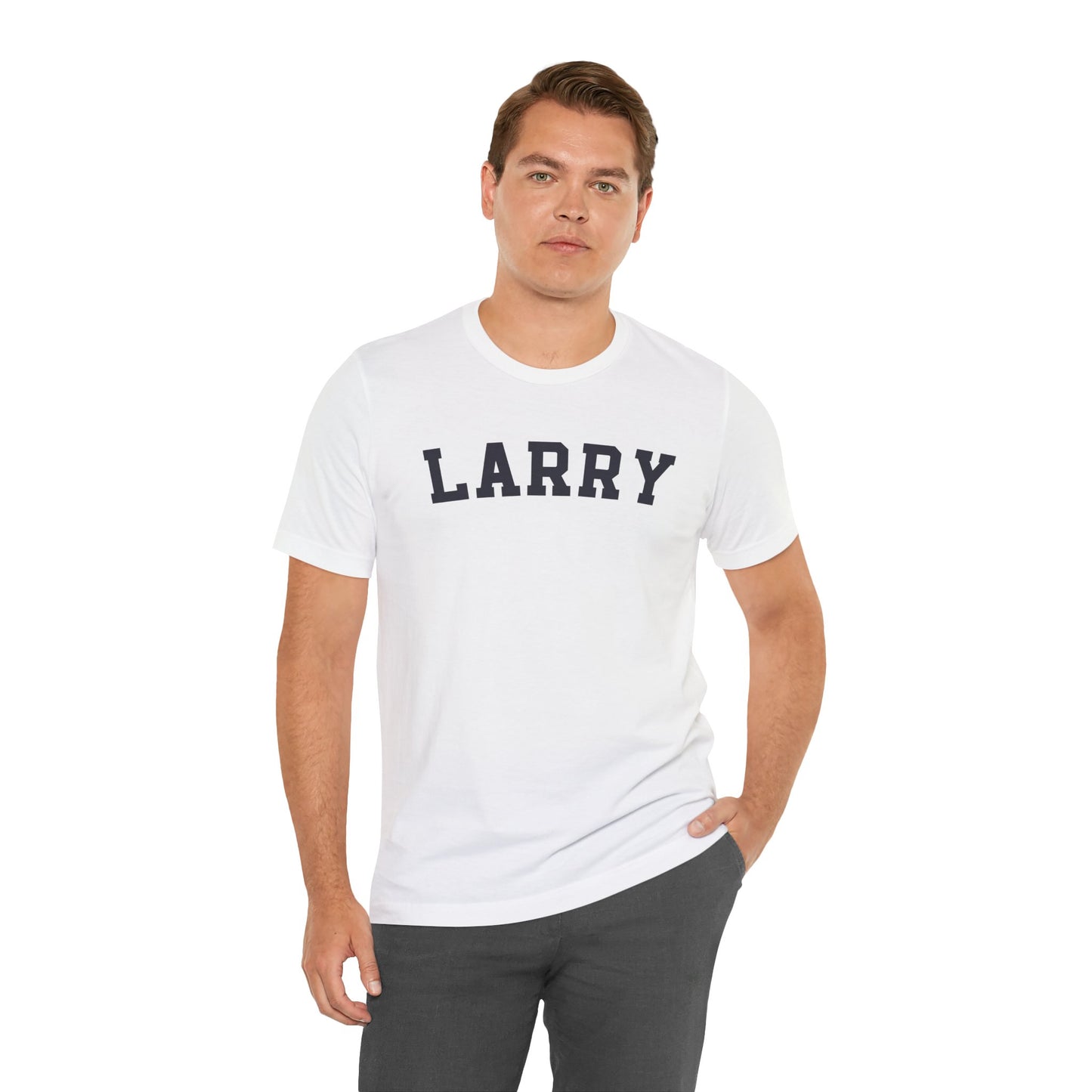 Larry Name Tee — Classic Collegiate Larry T-Shirt