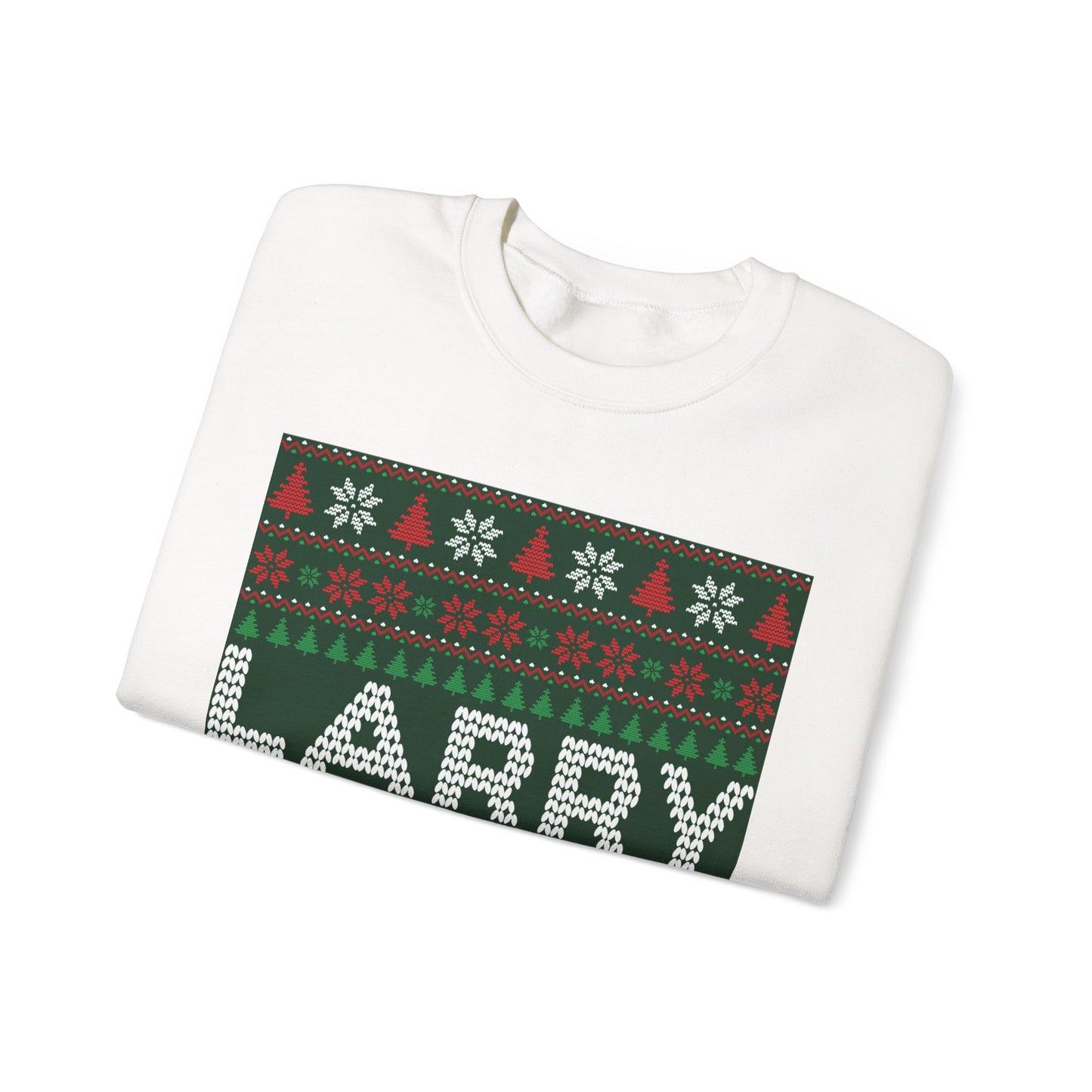 Larry Ugly Christmas Sweater, Holiday Name Sweatershirt