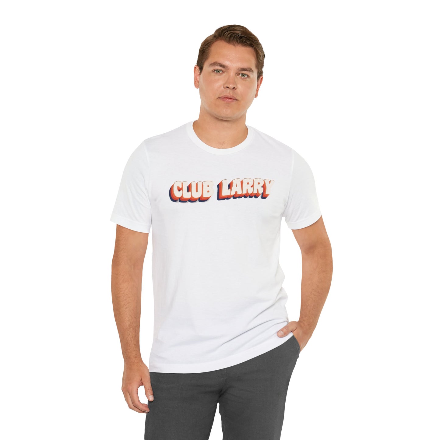 Club Name Tee — Retro Style Larry T-Shirt
