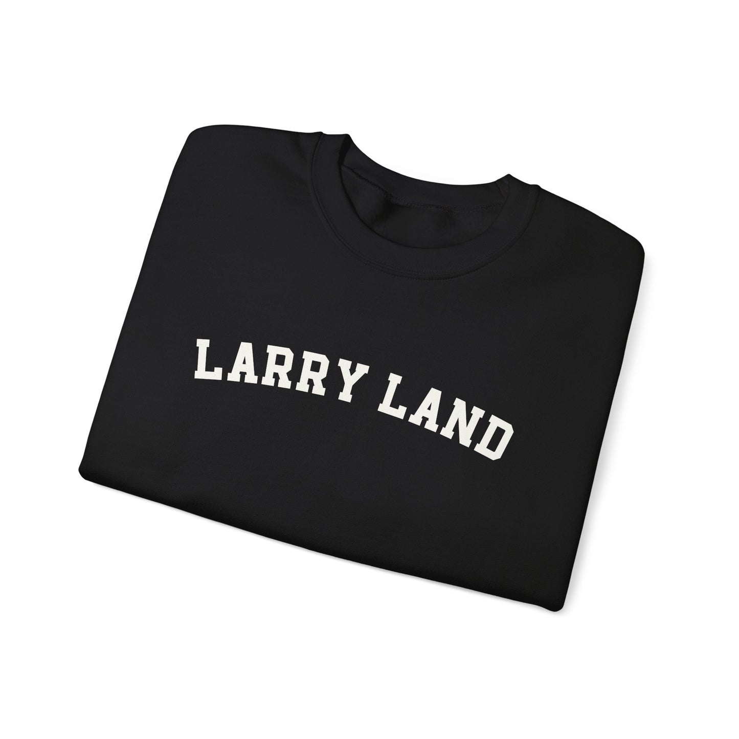 Larry Land Crewneck Sweatshirt — Retro Collegiate Graphic Pullover
