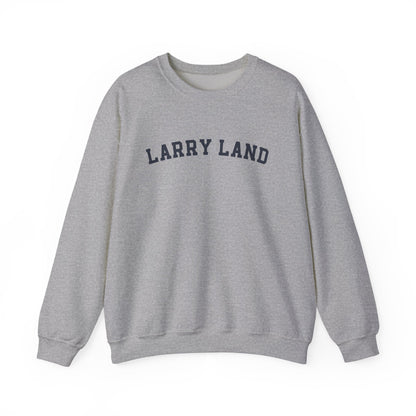 Larry Land Crewneck Sweatshirt — Retro Collegiate Graphic Pullover