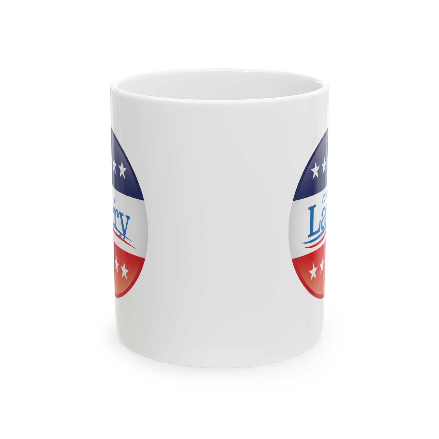 Vote Larry Ceramic Mug 11oz
