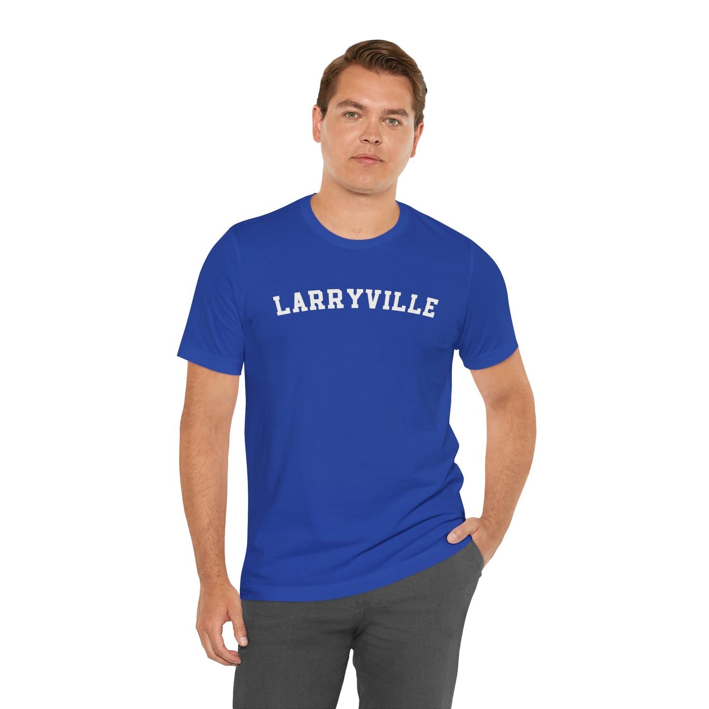 Larryville Crewneck T-Shirt — Vintage Collegiate Tee