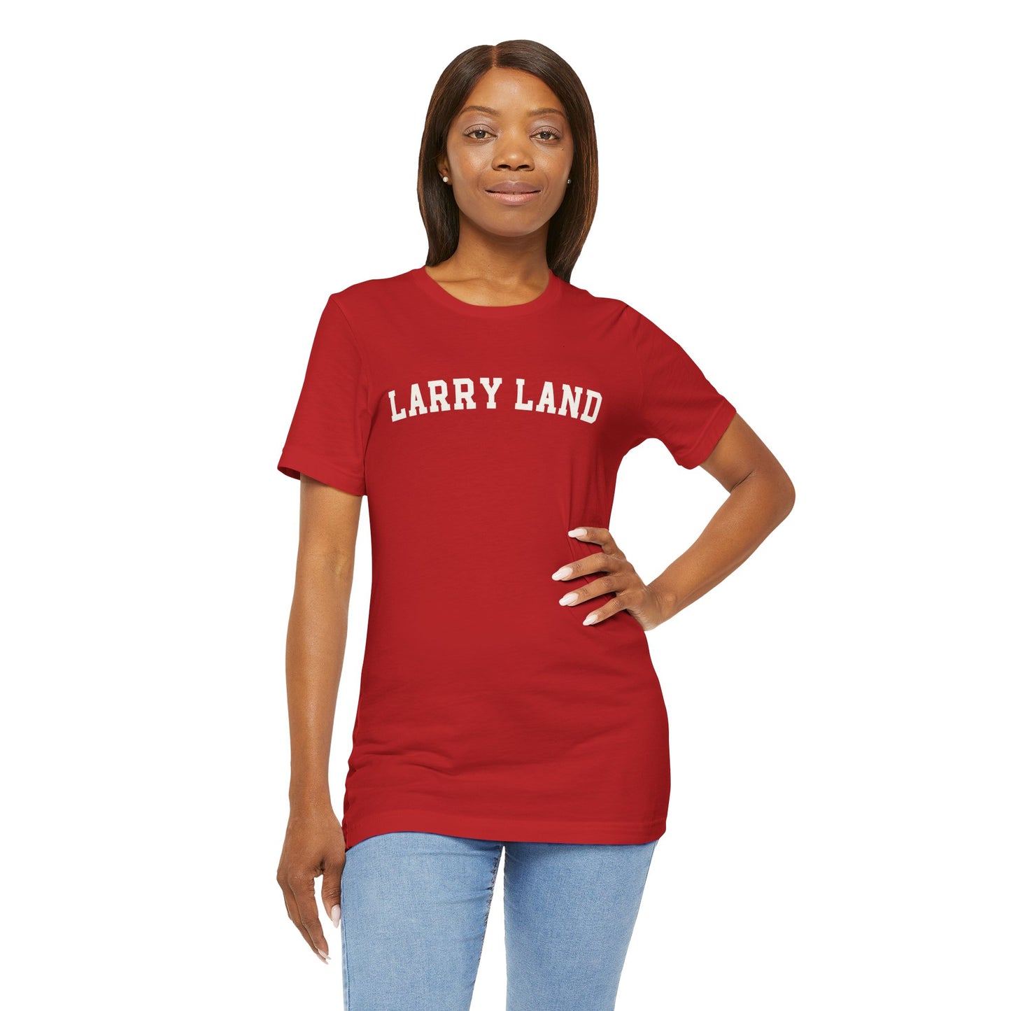 Larry Land Tee | Collegiate Larry Tshirt