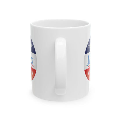 Vote Larry Ceramic Mug 11oz
