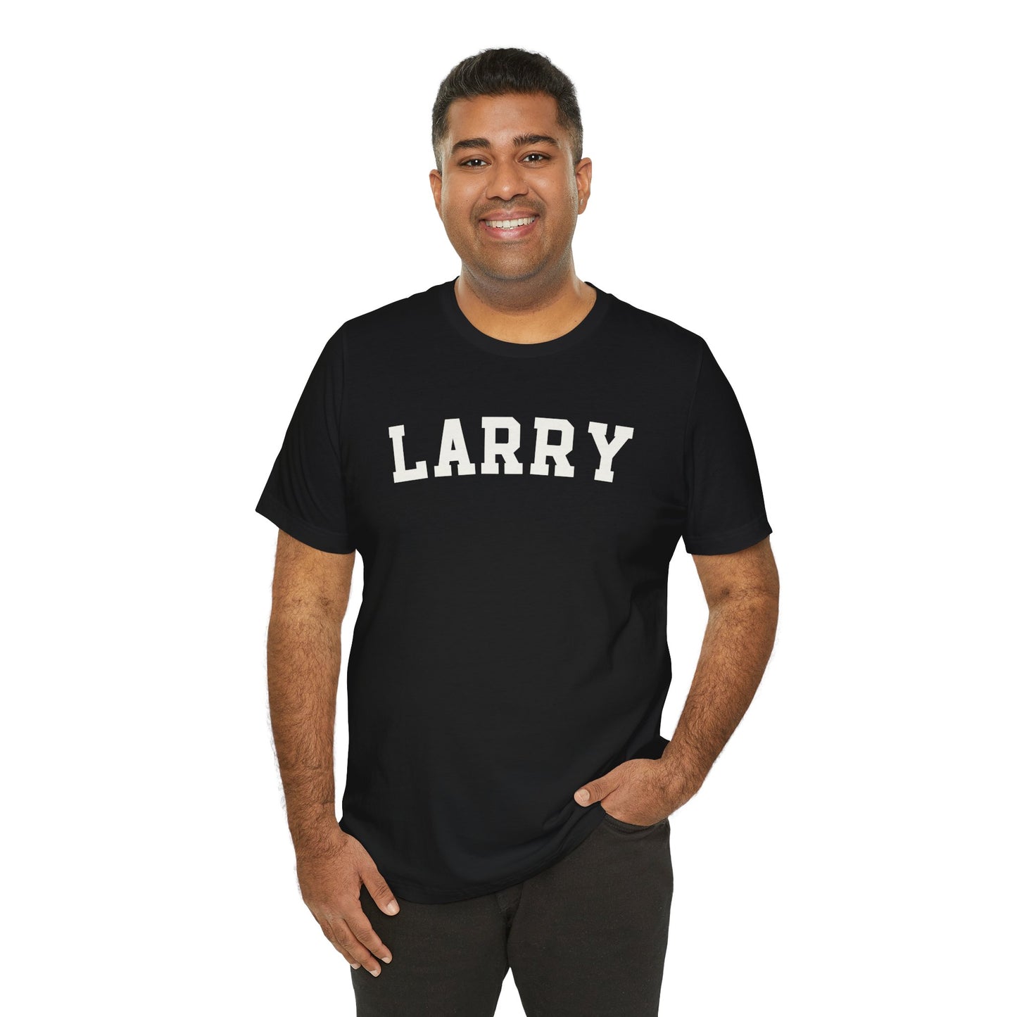Larry Name Tee — Classic Collegiate Larry T-Shirt