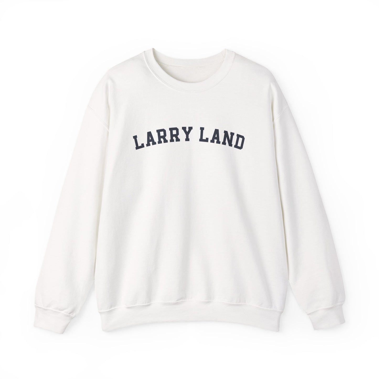 Larry Land Crewneck Sweatshirt — Retro Collegiate Graphic Pullover