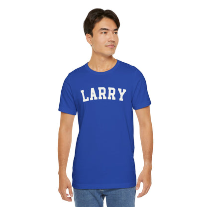 Larry Name Tee — Classic Collegiate Larry T-Shirt