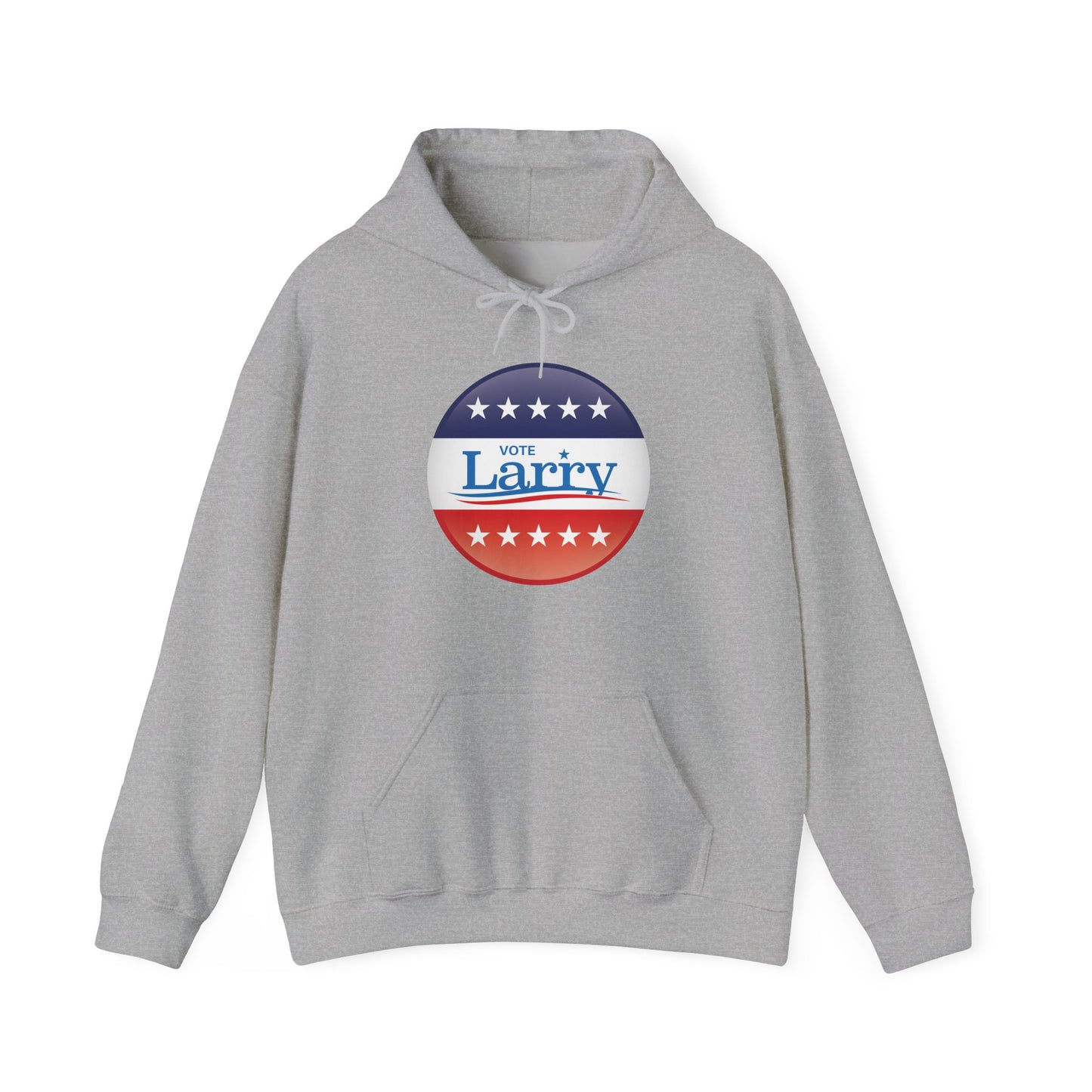 Vote Larry Hoodie, Funny Larry Political Hooded Sweatshirt