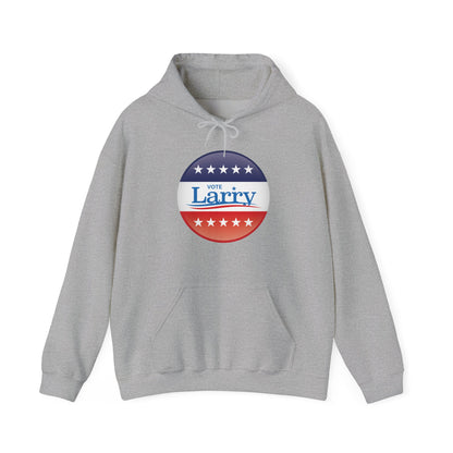 Vote Larry Hoodie, Funny Larry Political Hooded Sweatshirt
