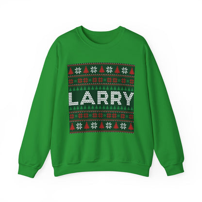 Larry Ugly Christmas Sweater, Holiday Name Sweatershirt
