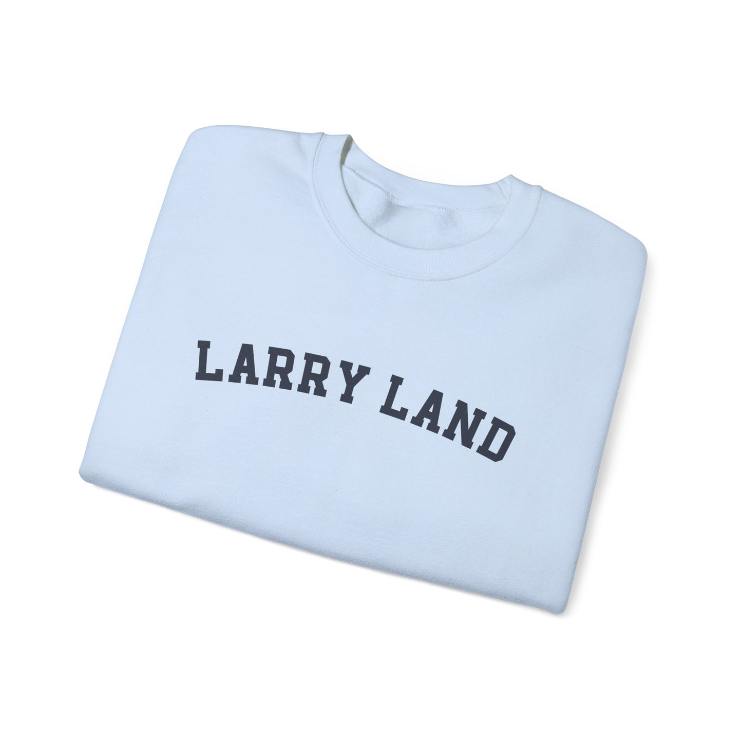 Larry Land Crewneck Sweatshirt — Retro Collegiate Graphic Pullover