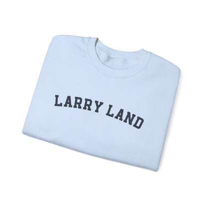 Larry Land Crewneck Sweatshirt — Retro Collegiate Graphic Pullover