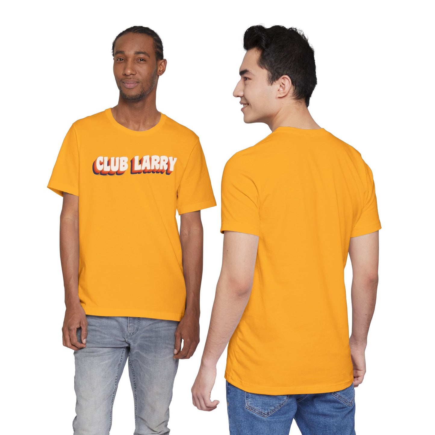 Club Name Tee — Retro Style Larry T-Shirt