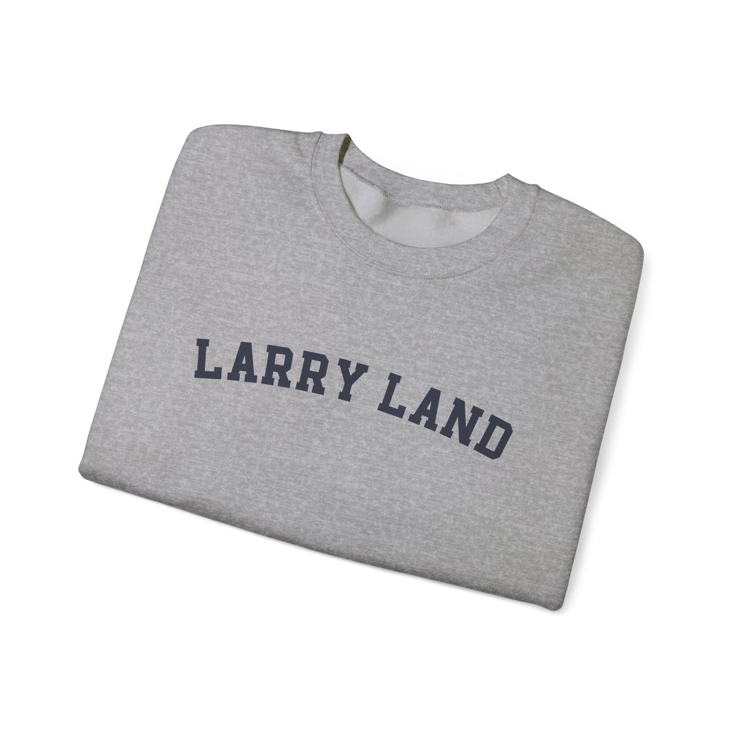 Larry Land Crewneck Sweatshirt — Retro Collegiate Graphic Pullover