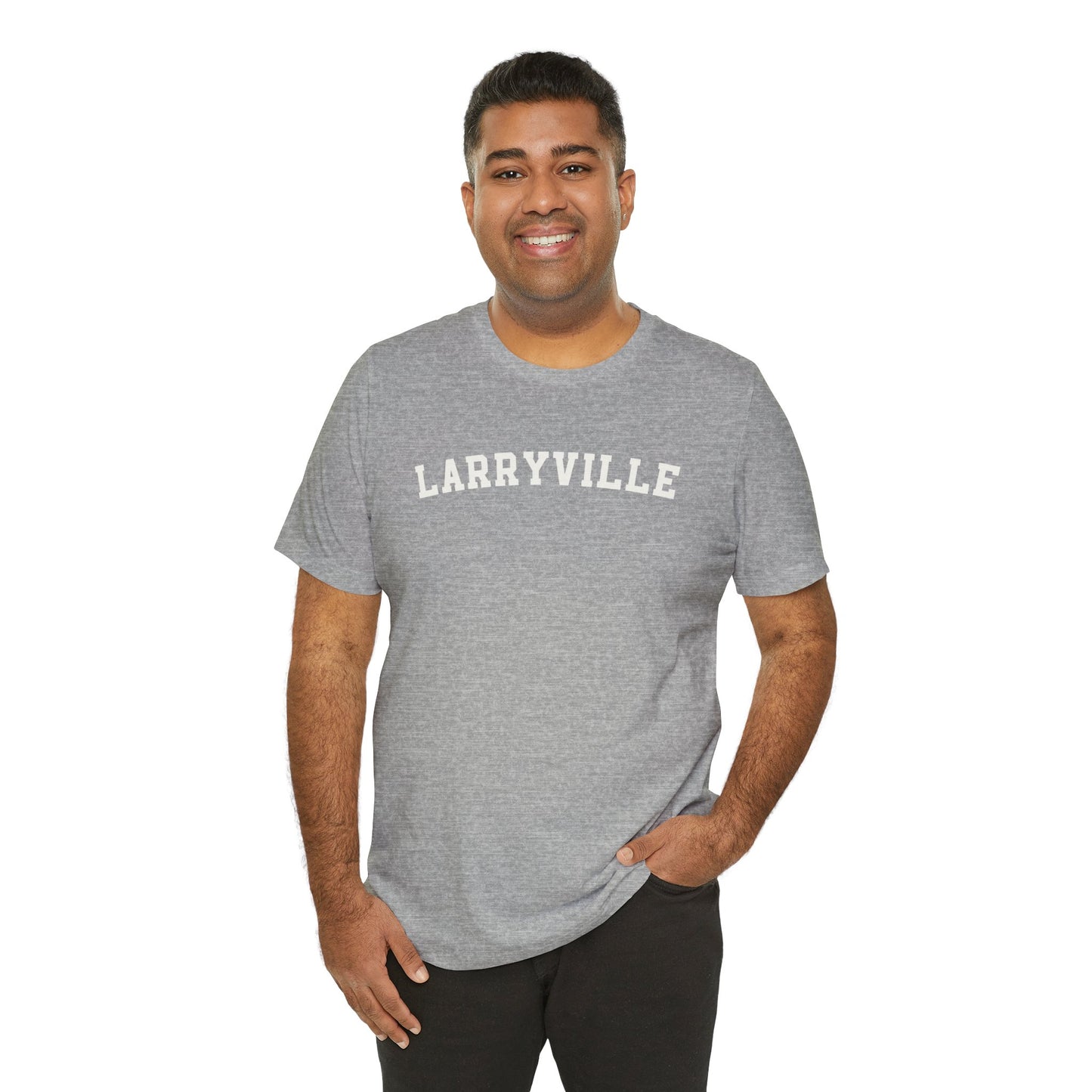 Larryville Crewneck T-Shirt — Vintage Collegiate Tee