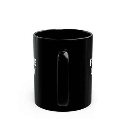 Funcle Larry Black Coffee Mug — Fun Uncle Larry 11oz Ceramic Cup,