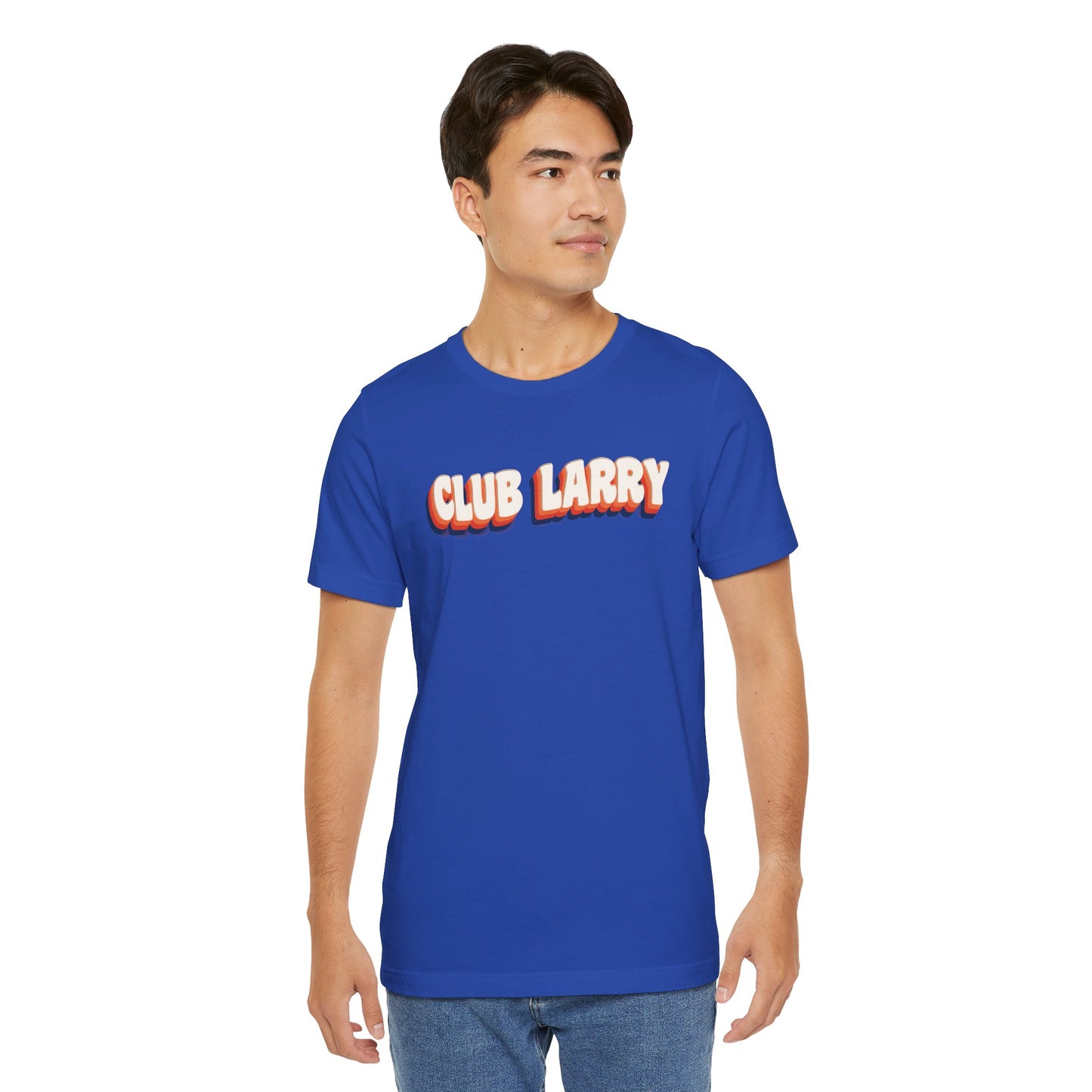 Club Name Tee — Retro Style Larry T-Shirt
