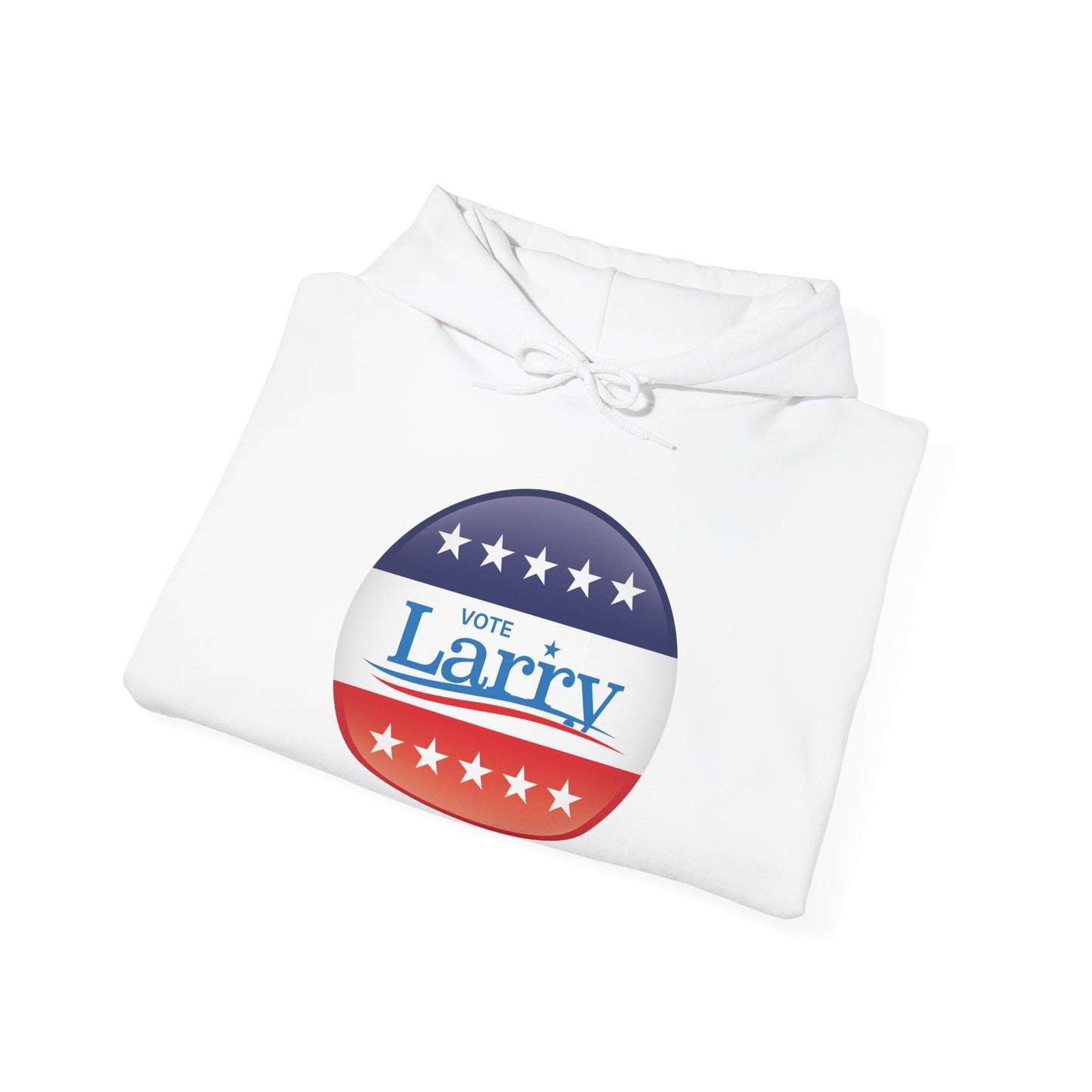 Vote Larry Hoodie, Funny Larry Political Hooded Sweatshirt