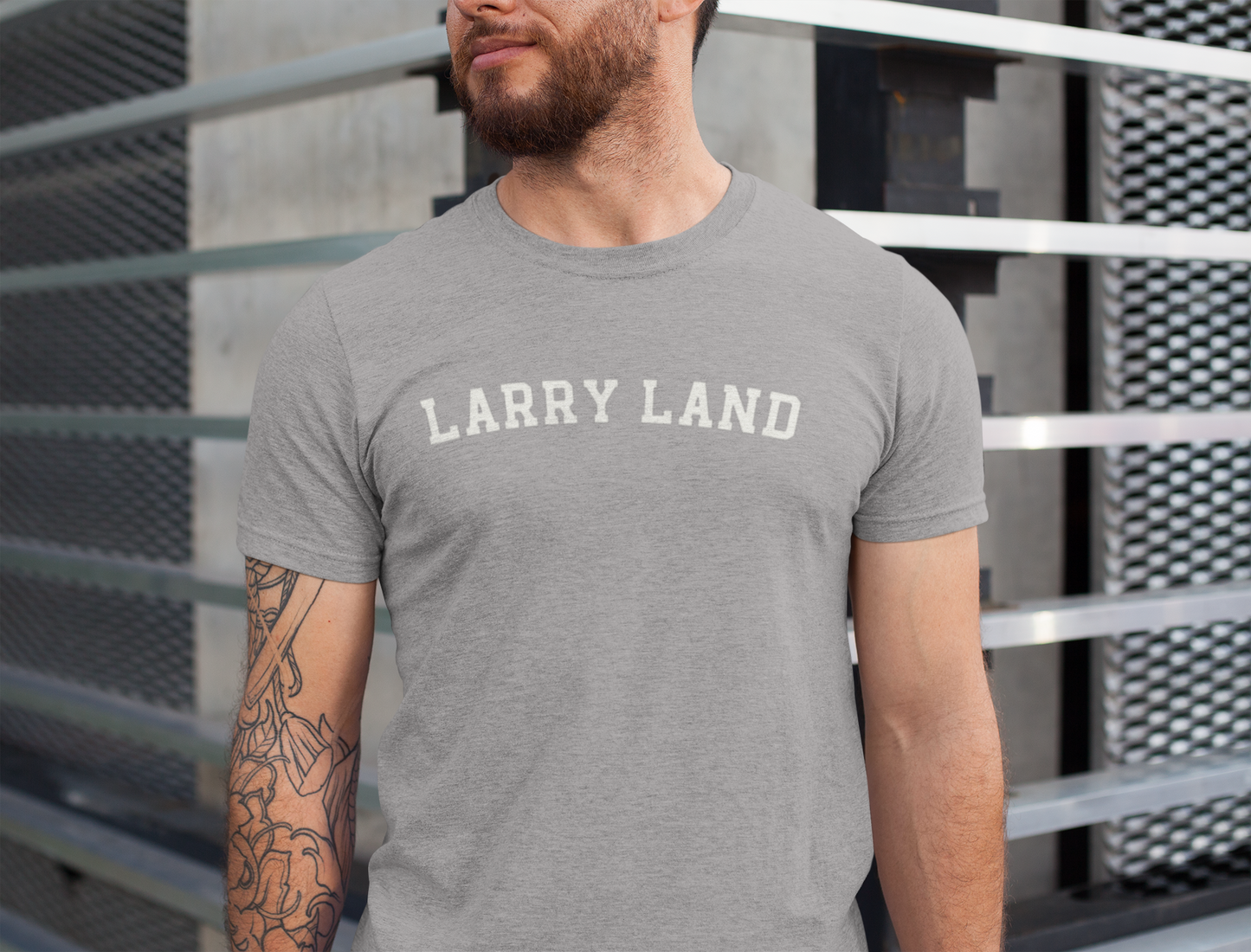 Larry Land Tee | Collegiate Larry Tshirt