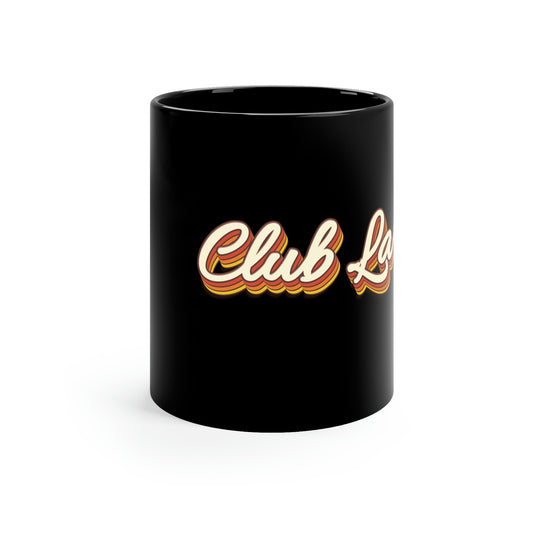 Club Larry Retro 11oz Black Mug